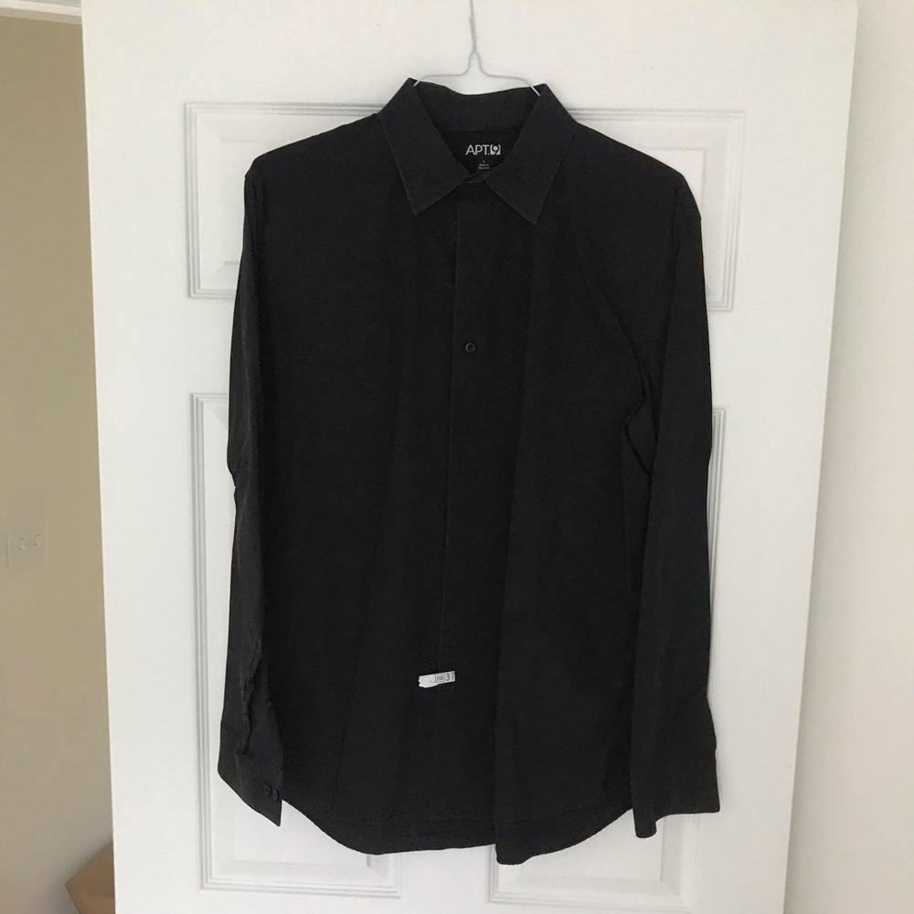 Casual Charcoal Button Down.